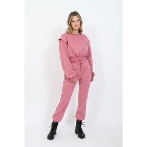 Φούτερ μπλούζα ροζ 39478