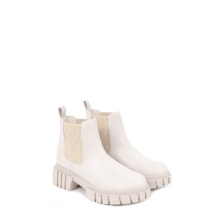 Μποτάκια εκρού 73303