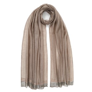 ΕΣΑΡΠΑ ΠΟΛΥΕΣ. 70*180 ΜΕ ΧΡΥΣ. ΛΕΠΤ. ΡΙΓΕΣ ΜΠΕΖ