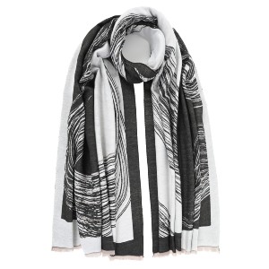 ΠΑΣΜΙΝΑ ΠΟΛΥΕΣ. 65*180 ΣΧΕΔ. ΠΙΝΕΛ. ΜΑΥΡΗ/ΑΣΠΡΗ