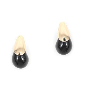 ΣΚΟΥΛΑΡΙΚ. ΧΑΛΚΙΝ. ΧΡΥΣΟ ΜΕ ΜΑΥΡΗ ΔΑΚΡΥ ΠΕΤΡΑ