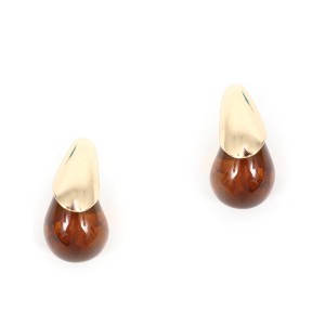 ΣΚΟΥΛΑΡΙΚ. ΧΑΛΚΙΝ. ΧΡΥΣΟ ΜΕ ΚΑΦΕ ΔΑΚΡΥ ΠΕΤΡΑ