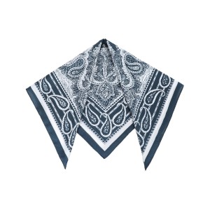 ΦΟΥΛΑΡΙ ΠΟΛΥΕΣ. 70*70 ΛΑΧΟΥΡΙ ΜΠΛΕ/ΑΣΠΡΟ