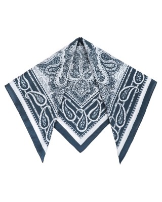 ΦΟΥΛΑΡΙ ΠΟΛΥΕΣ. 70*70 ΛΑΧΟΥΡΙ ΜΠΛΕ/ΑΣΠΡΟ