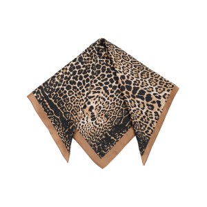 ΦΟΥΛΑΡΙ ΠΟΛΥΕΣ. 70*70 ΛΕΟΠΑΡ ΜΑΥΡΟ/ΜΠΕΖ