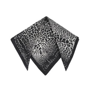 ΦΟΥΛΑΡΙ ΠΟΛΥΕΣ. 70*70 ΛΕΟΠΑΡ ΜΑΥΡΟ/ΓΚΡΙ