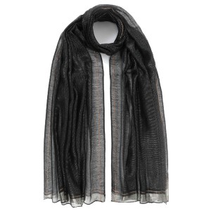 ΕΣΑΡΠΑ ΠΟΛΥΕΣ. 75*180 ΧΡΥΣΗ ΓΡΑΜΜ. ΠΕΡΙΜ. ΜΑΥΡΗ