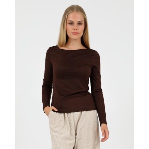 ΜΠΛΟΥΖΑ ΠΟΛΥΕΣ. ΒΑΘΙΑ ΛΑΙΜΟΚΟΨΗ ΚΑΦΕ