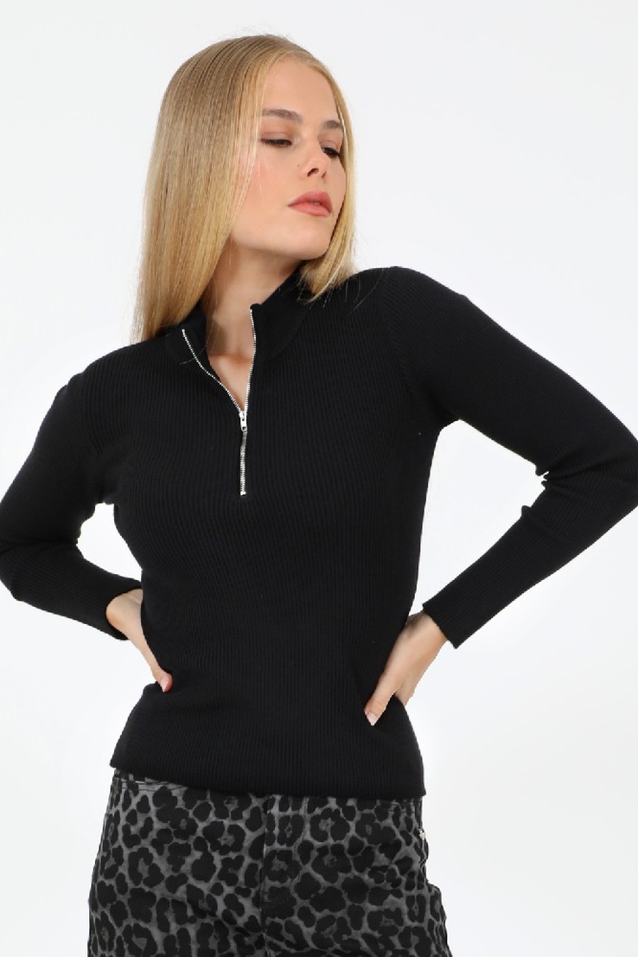 ΜΠΛΟΥΖΑ ΒΙΣΚΟΖ/ΠΟΛ/ΝΑΪΛ.ΠΛΕΚΤ.ΡΙΓΕ ΦΕΡΜ. ΜΑΥΡΗ