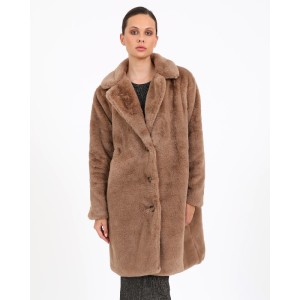 ΠΑΛΤΟ ΠΟΛΥΕΣ.ΓΟΥΝΙΝΟ ΜΑΚΡΥ ΜΠΕΖ