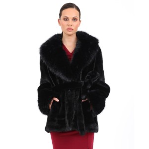 ΠΑΛΤΟ ΠΟΛΥΕΣ.ΓΟΥΝΑ ΦΑΡΔΥ ΓΙΑΚΑ ΖΩΝΗ ΜΑΥΡΟ