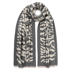 ΠΑΣΜΙΝΑ ΠΟΛΥΕΣ/ΒΙΣΚΟΖ 70*180 TYP.ΖΕΒΡΑ ΓΚΡΙ/ΜΠΕΖ