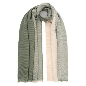 ΠΑΣΜΙΝΑ ΠΟΛΥΕΣ. 70*180 ΔΙΧΡΩΜ. ΠΛΙΣΕ ΠΡΑΣΙΝΗ/ΜΠΕΖ