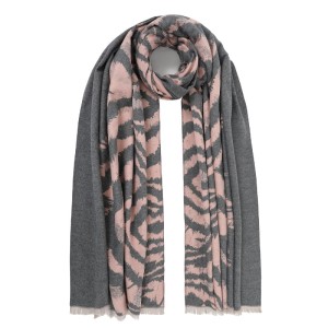 ΠΑΣΜΙΝΑ ΠΟΛΥΕΣ. 65*180 ΤΥΠ.ΜΙΣΟ ΖΕΒΡΑ ΡΟΖ/ΓΚΡΙ