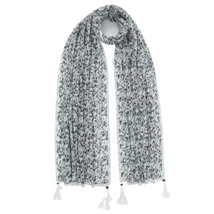 ΕΣΑΡΠΑ ΒΙΣΚΟΖ 60*190 ΑΣΠΡΗ ΜΕ ΜΑΥΡΑ ΜΙΚΡ. ΛΟΥΛ.