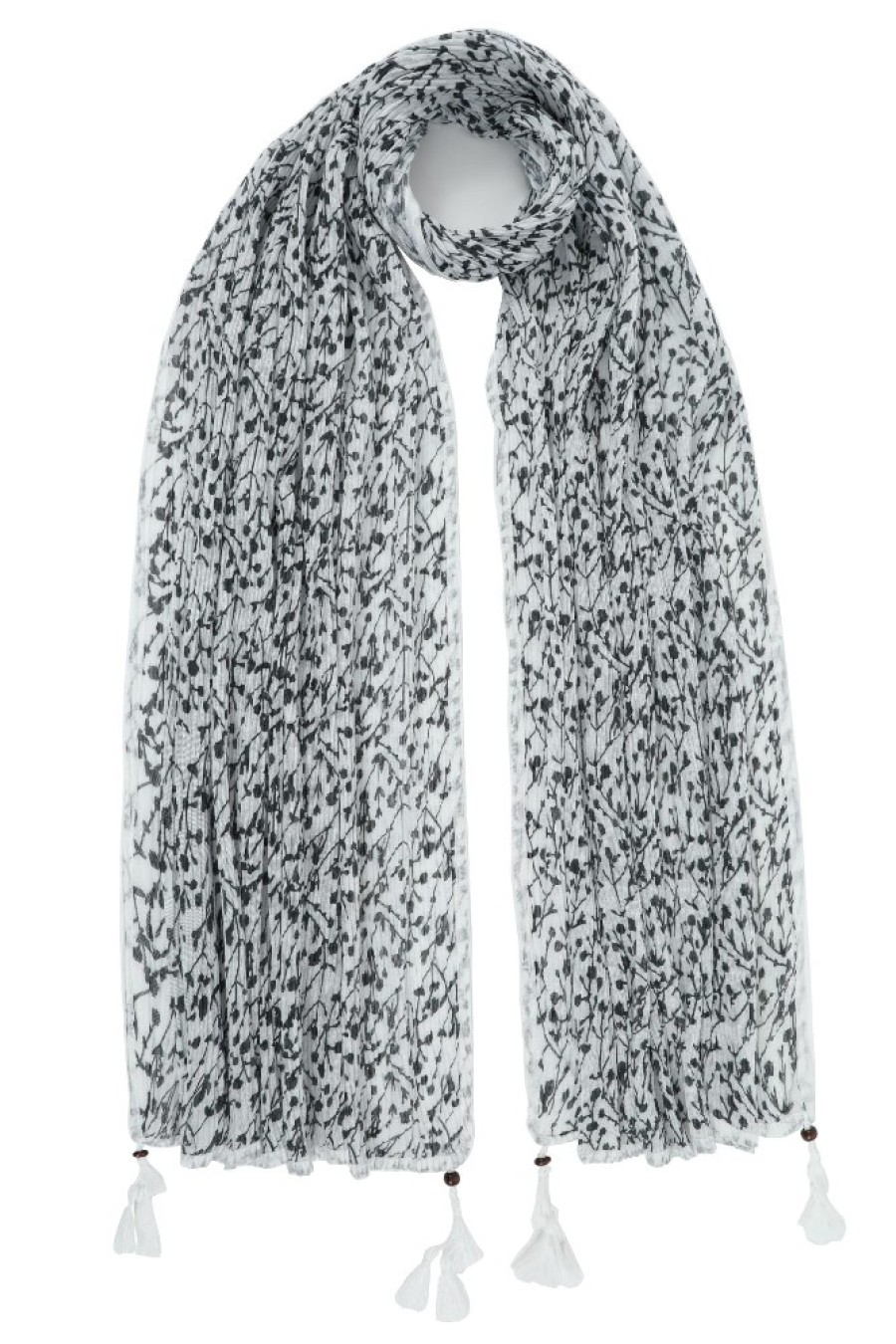 ΕΣΑΡΠΑ ΒΙΣΚΟΖ 60*190 ΑΣΠΡΗ ΜΕ ΜΑΥΡΑ ΜΙΚΡ. ΛΟΥΛ.