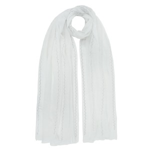 ΕΣΑΡΠΑ ΠΟΛΥΕΣ. 70*180 ME ΓΡΑΜΜ. ΣΤΡΑΣ ΑΣΠΡΗ