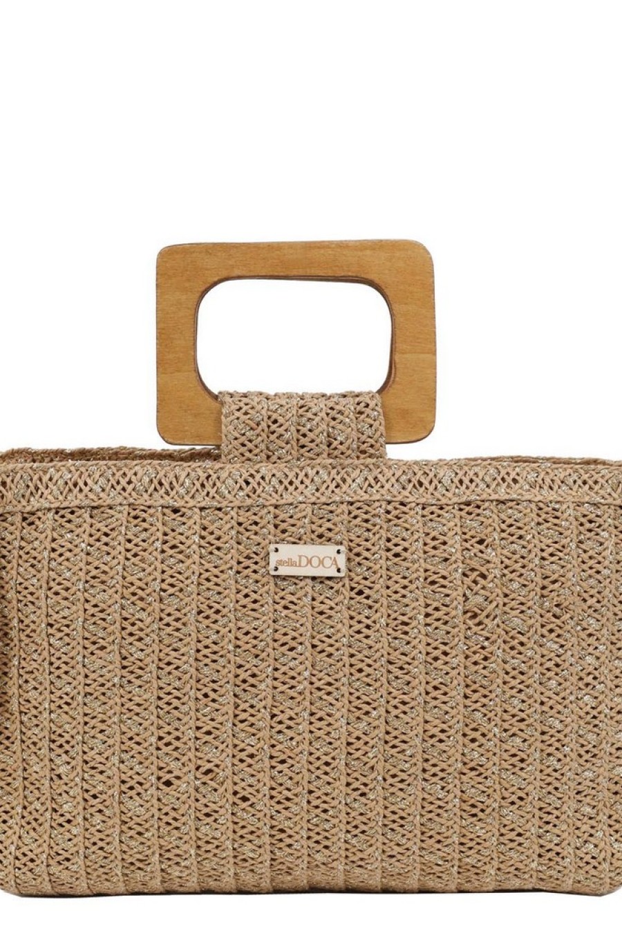 ΤΣΑΝΤΑ ΨΑΘΙΝ.ME ΤΕΤΡΑΓ.ΞΥΛΙΝ.ΧΕΡ.ΜΠΕΖ/ΧΡΥΣΗ