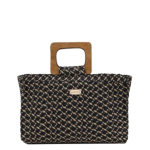 ΤΣΑΝΤΑ ΨΑΘΙΝ.ME ΤΕΤΡΑΓ.ΞΥΛΙΝ.ΧΕΡ.ΜΑΥΡΗ/ΧΡΥΣΗ