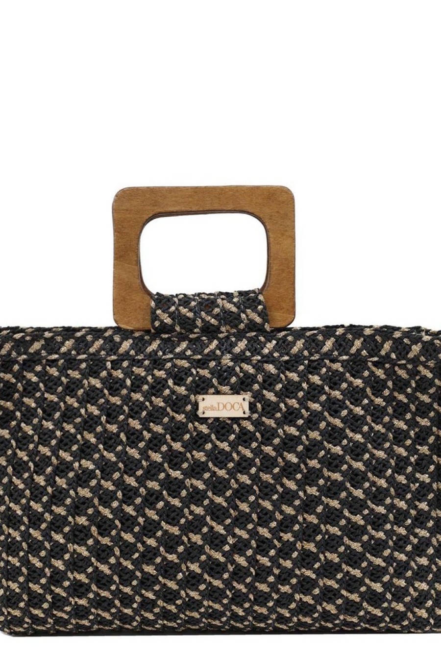 ΤΣΑΝΤΑ ΨΑΘΙΝ.ME ΤΕΤΡΑΓ.ΞΥΛΙΝ.ΧΕΡ.ΜΑΥΡΗ/ΧΡΥΣΗ