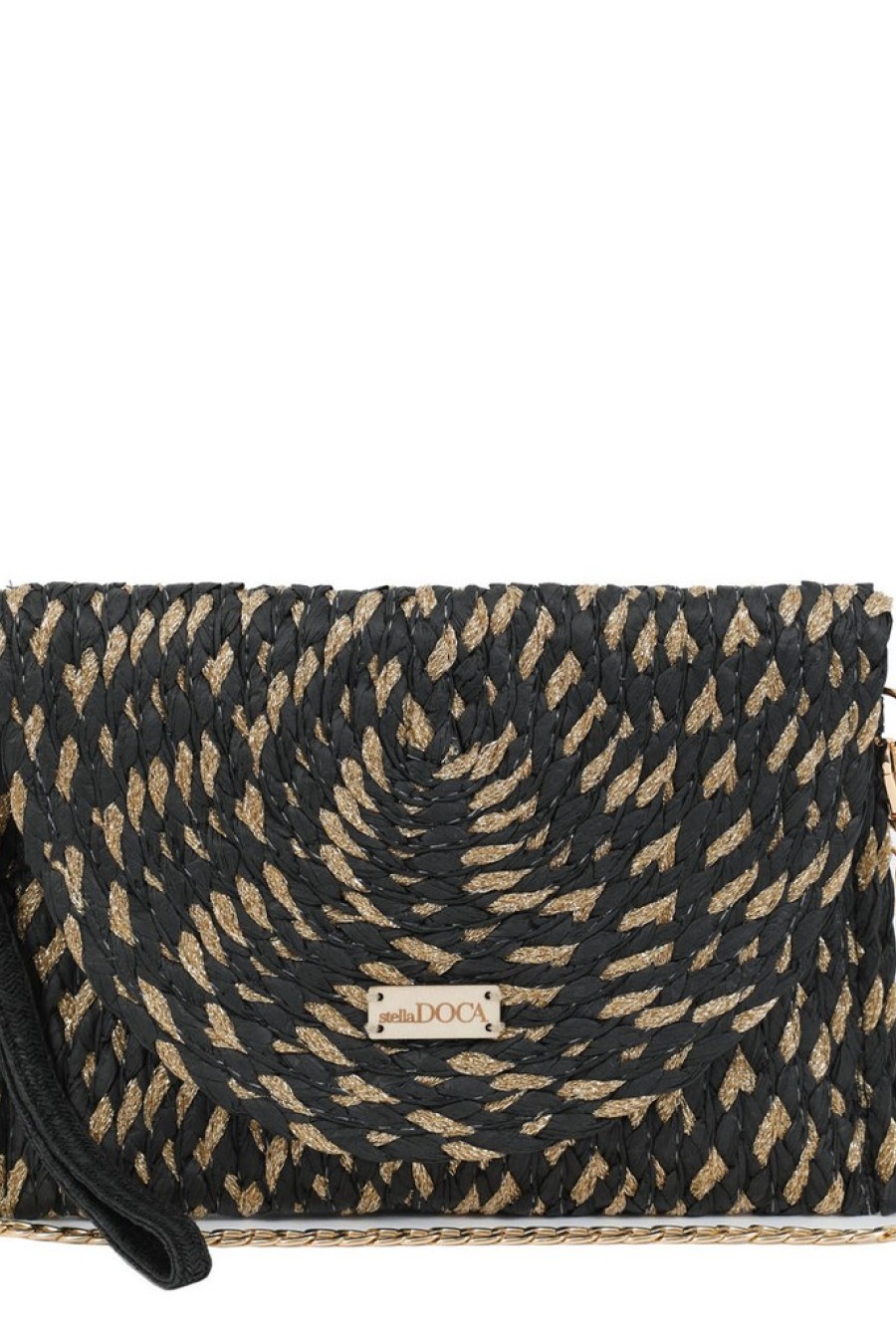 ΤΣΑΝΤΑ ΨΑΘΙΝ.ΧΙΑΣΤ.ΤΕΤΡ.ΟΒΑΛ.ΚΑΠ.ΜΑΥΡΗ/ΧΡΥΣΗ