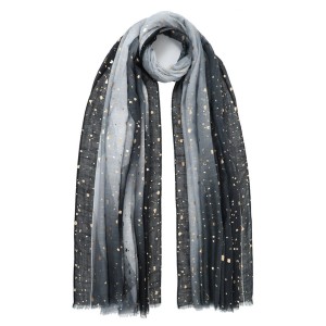 ΦΟΥΛΑΡΙ-ΠΑΡΕΟ ΠΟΛ. 85*180 ΧΡΥΣ.ΠΙΤΣΙΛ.ΜΑΥΡΟ