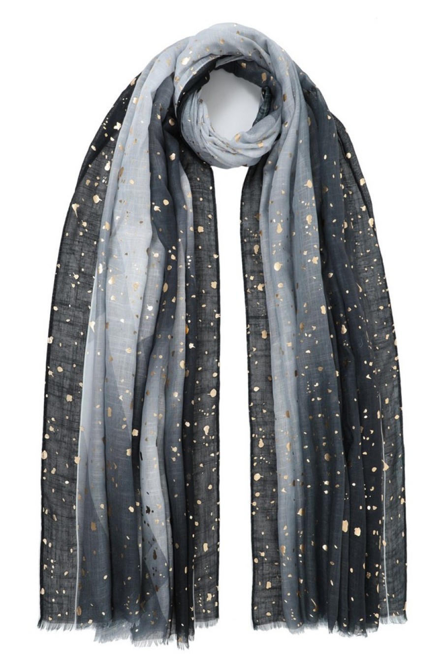 ΦΟΥΛΑΡΙ-ΠΑΡΕΟ ΠΟΛ. 85*180 ΧΡΥΣ.ΠΙΤΣΙΛ.ΜΑΥΡΟ