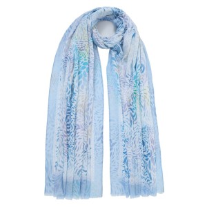 ΦΟΥΛΑΡΙ-ΠΑΡΕΟ ΠΟΛ. 87*180 ΤΡΙΑΝΤ.ΚΡΟΣΙΑ ΜΠΛΕ