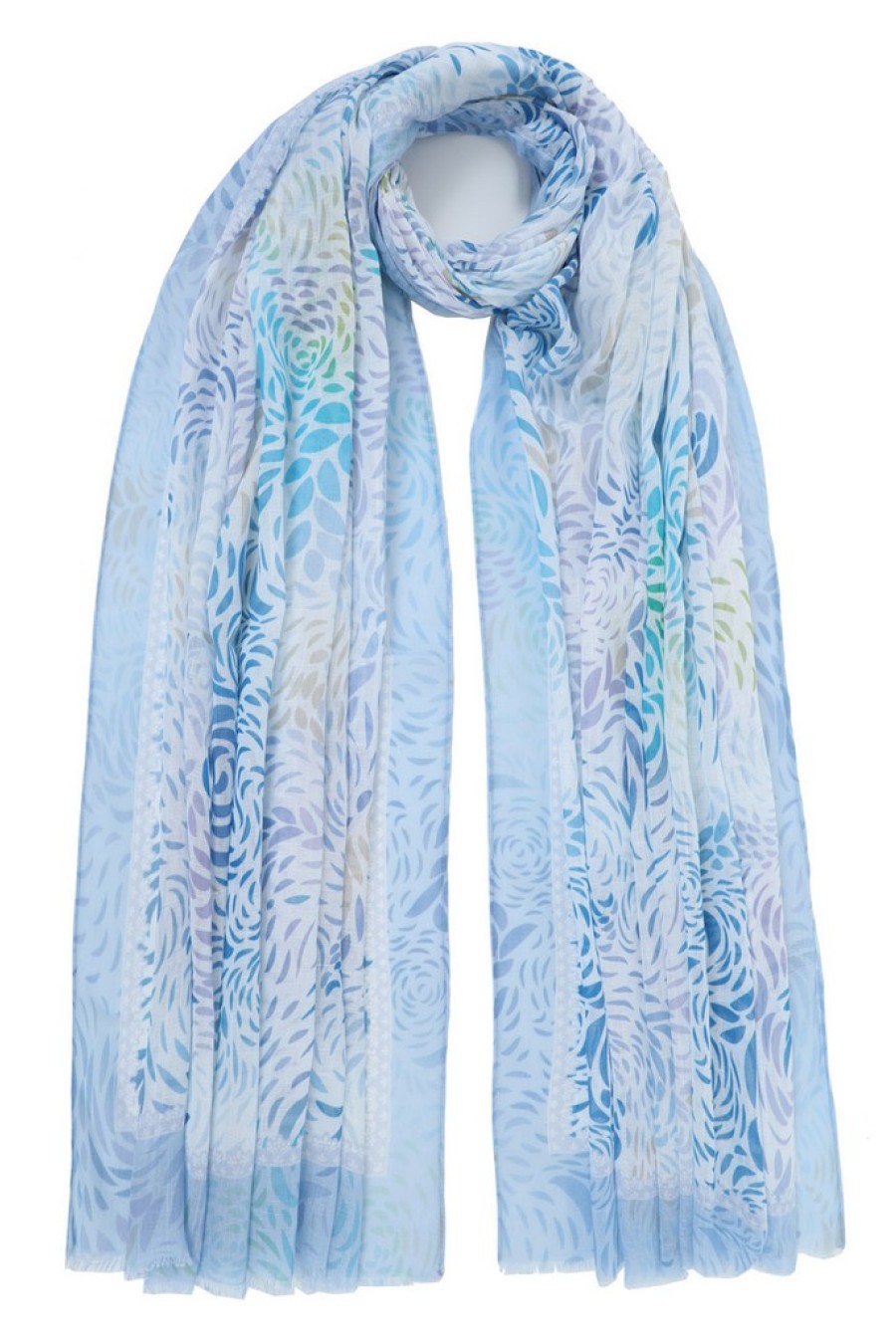 ΦΟΥΛΑΡΙ-ΠΑΡΕΟ ΠΟΛ. 87*180 ΤΡΙΑΝΤ.ΚΡΟΣΙΑ ΜΠΛΕ