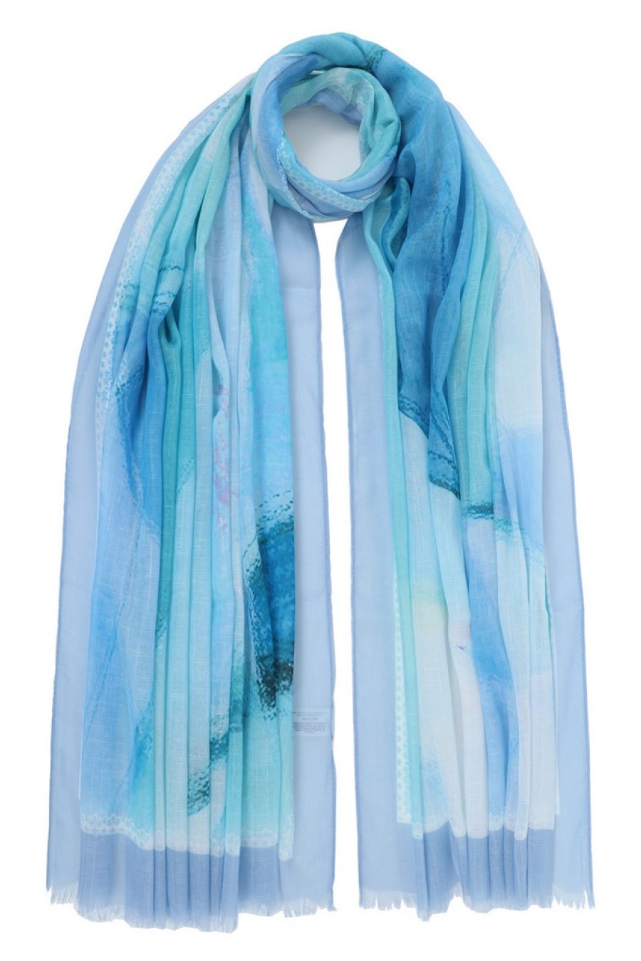 ΦΟΥΛΑΡΙ-ΠΑΡΕΟ ΠΟΛ. 87*180 ΦΥΛΛΑ.ΜΙΚ.ΚΡΟΣΙΑ ΜΠΛΕ