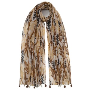 ΦΟΥΛΑΡΙ-ΠΑΡΕΟ ΠΟΛ. 80*180 ΦΥΛΛΑ ΦΟΥΝΤ.ΜΠΕΖ