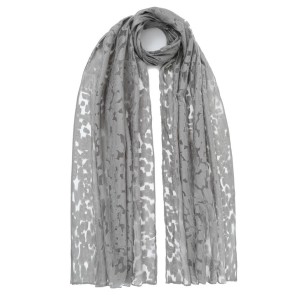 ΦΟΥΛΑΡΙ-ΠΑΡΕΟ ΠΟΛ. 65*190 ΜΙΣΟΔΙΑΦ.ΦΙΔΙ ΓΚΡΙ