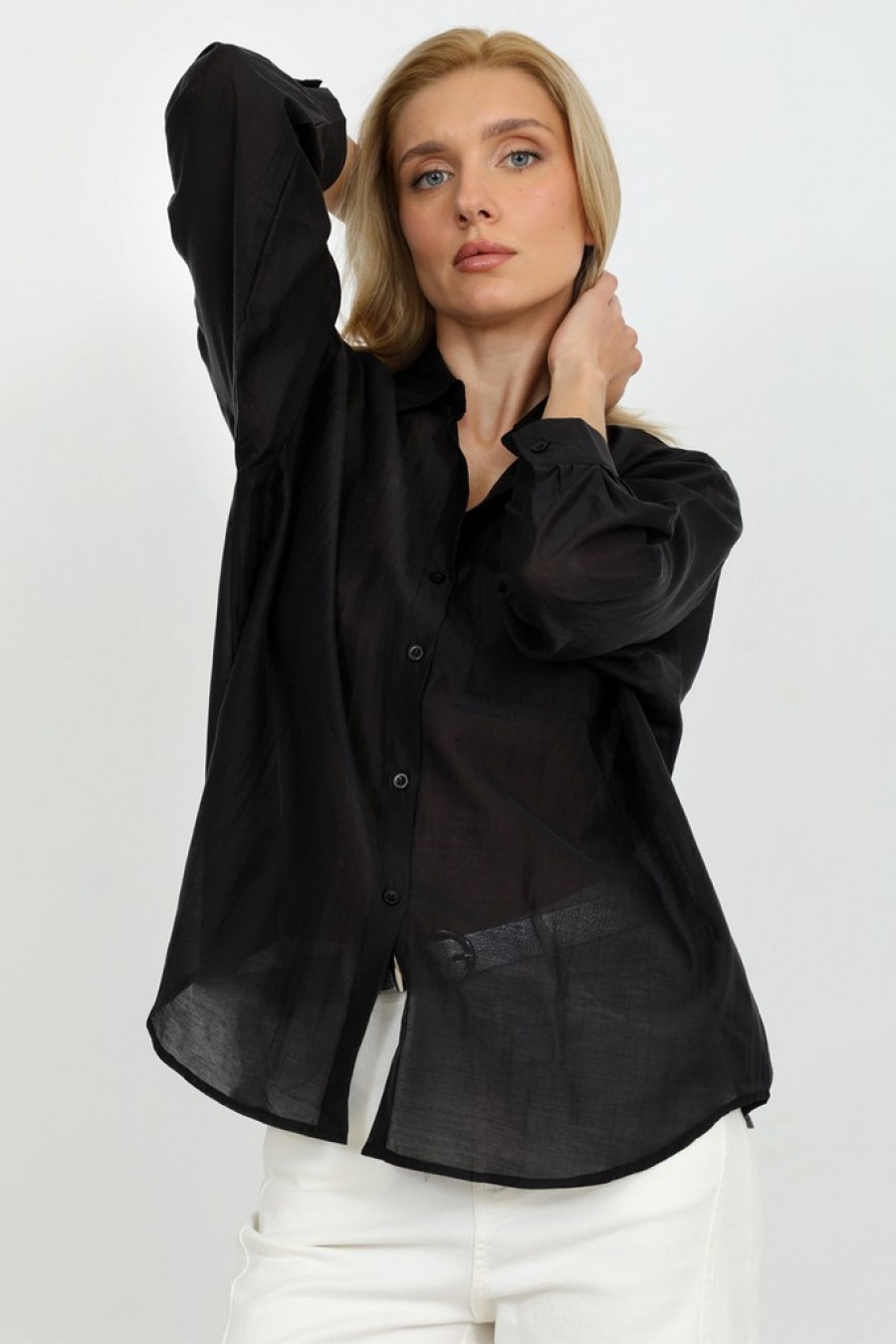 ΠΟΥΚΑΜΙΣΟ ΒΙΣΚΟΖ ΜΑΚΡΥ ΜΑΝ.ΕΞ.ΤΣΕΠ.ΜΑΥΡΟ