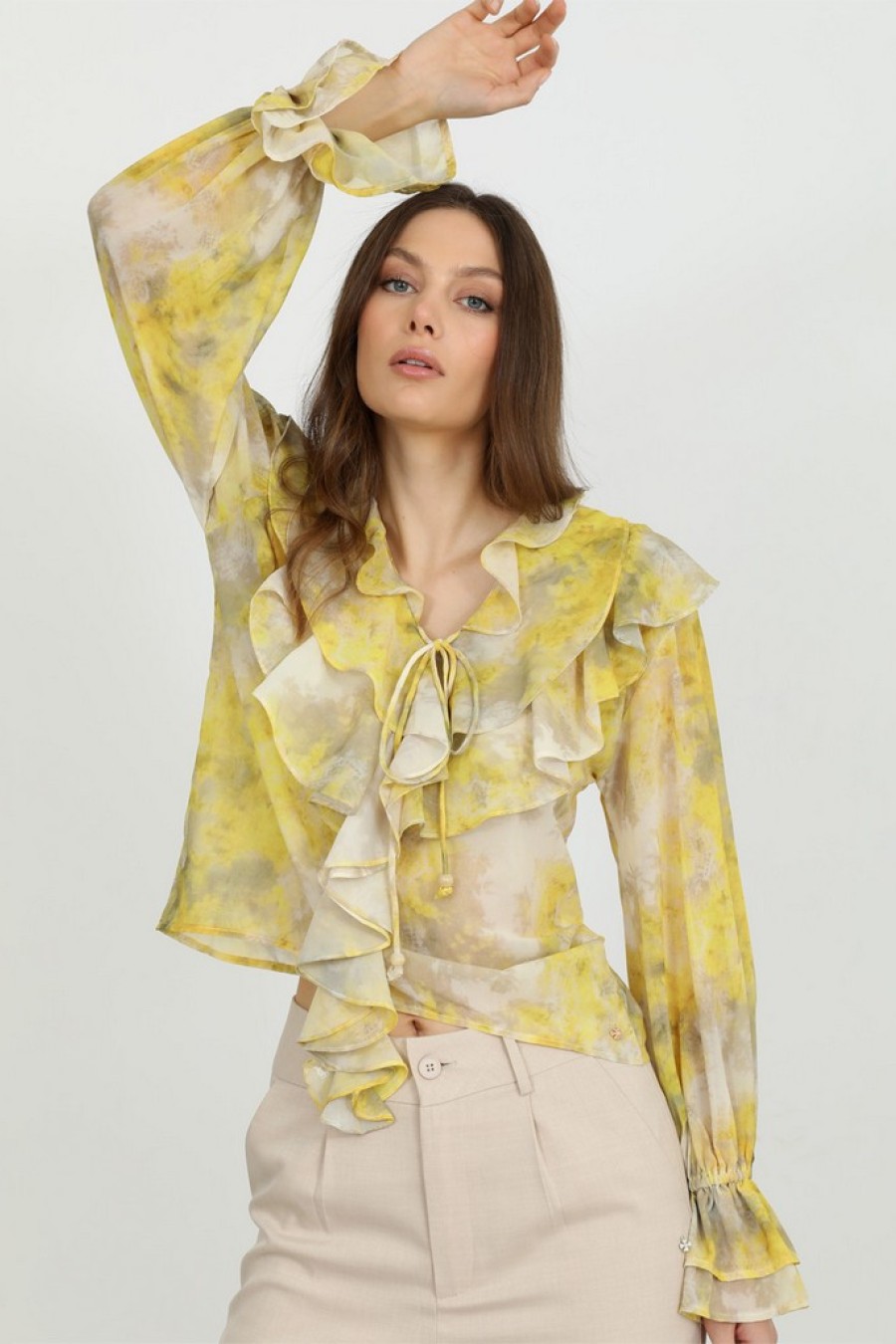 ΜΠΛΟΥΖΑ ΠΟΛΥΕΣ. ΜΑΚΡΥ ΜΑΝ.ΒΟΛΑΝ ΚΙΤΡΙΝΗ