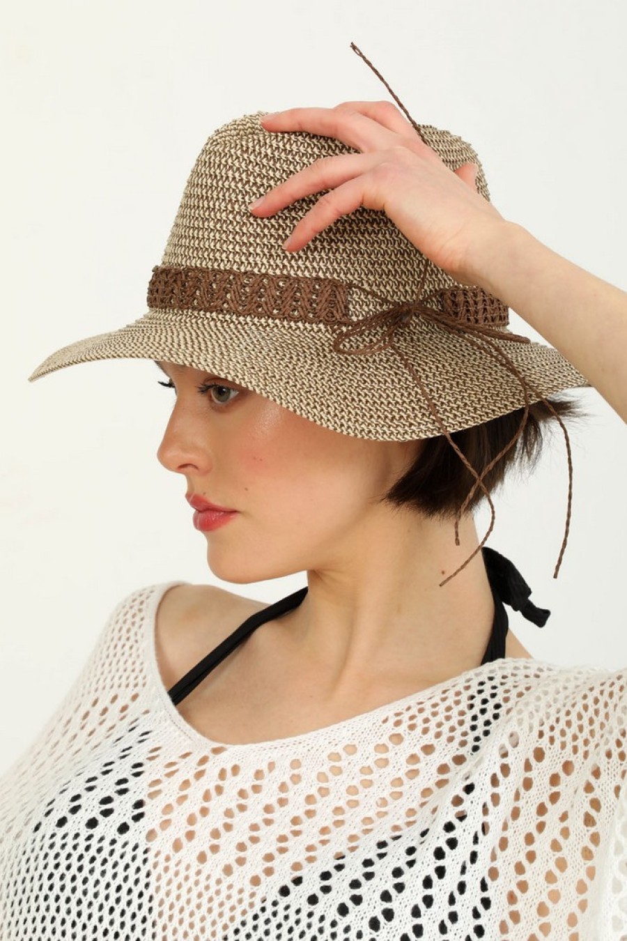 ΚΑΠΕΛΟ ΨΑΘΙΝΟ ΜΕ ΚΑΦΕ ΖΩΝΗ ΚΑΦΕ/ΕΚΡΟΥ